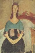 Amedeo Modigliani Jeanne Hebuterne (mk38) oil painting artist